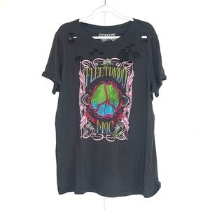 Fleetwood Mac Concert Tee with Holes